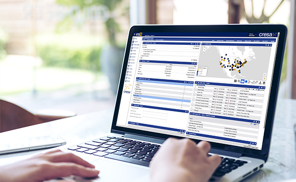 Screenshot of Cresa Core dashboard