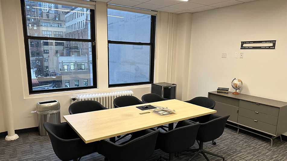Second conference room at 45 W 45th Street New York