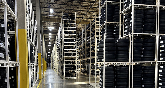 Dealer Tire - warehouse interior
